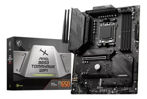 MSI MAG B650 Tomahawk WiFi AM5: Placa Base de Alto Rendimiento en Negro para la Nueva Generación